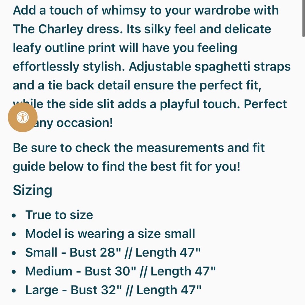 Blu Pepper Floral Print Brown Midi Dress NWT - Picture 10 of 10